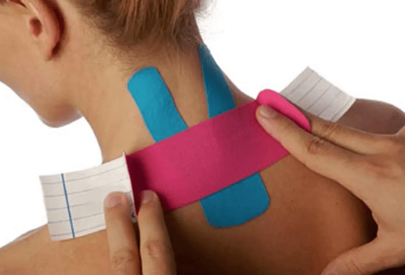 Taping per il dolore al collo